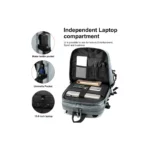 Arctic Hunter B00391 Waterproof 15.6″ Laptop Backpack Bag, Gray (New) - Image 4